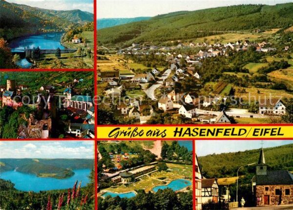 Hasenfeld Panoramen Kirche Abtei Schloss Schwimmbad