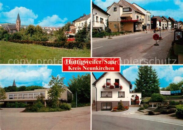 Huettigweiler Ottweiler Kirche Stadtansichten