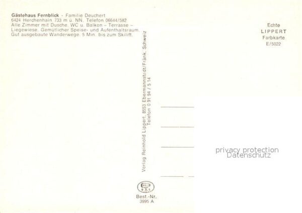 Herchenhain Gaestehaus Fernblick – Bild 2
