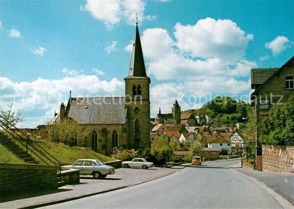 Naumburg Hessen Stadtansicht Kirche