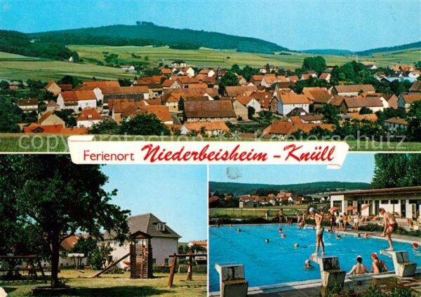 Niederbeisheim Panorama Schwimmbad Spielplatz