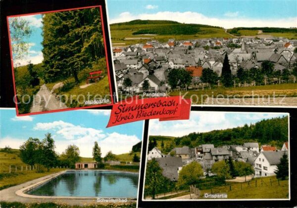 Simmersbach Dillenburg Panorama Schwimmbad