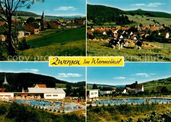 Zwerge Dwarfs Nains Panorama Beheiztes Schwimmbad