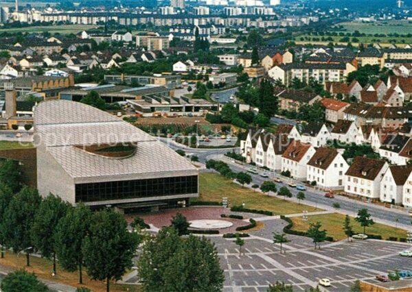 Ruesselsheim Main Fliegeraufnahme Stadttheater City Theater