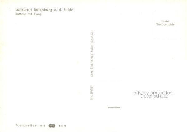 Rotenburg Fulda Rathaus Kump – Bild 2