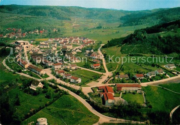 Vellberg Fliegeraufnahme Siedlung