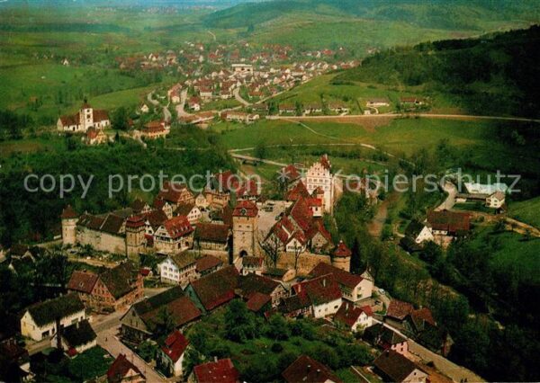 Vellberg Fliegeraufnahme Stoeckenburg Siedlung