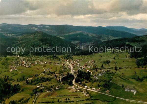 Haeusern Schwarzwald Fliegeraufnahme