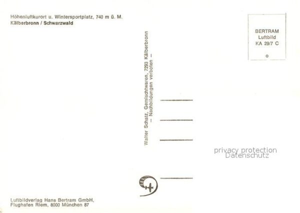 Kaelberbronn Fliegeraufnahme – Bild 2
