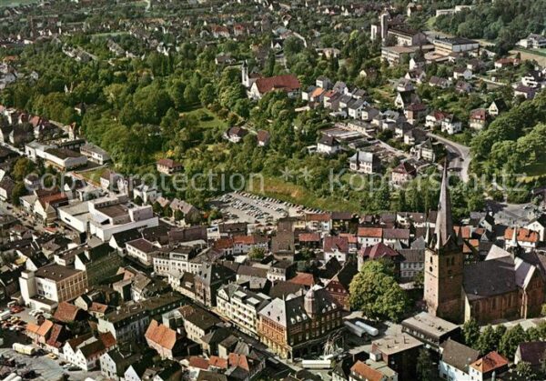 Menden Sauerland Fliegeraufnahme