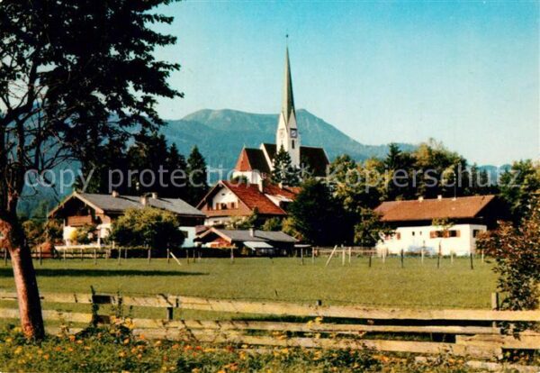 Alt Wiessee Panorama Kirche Hirschberg