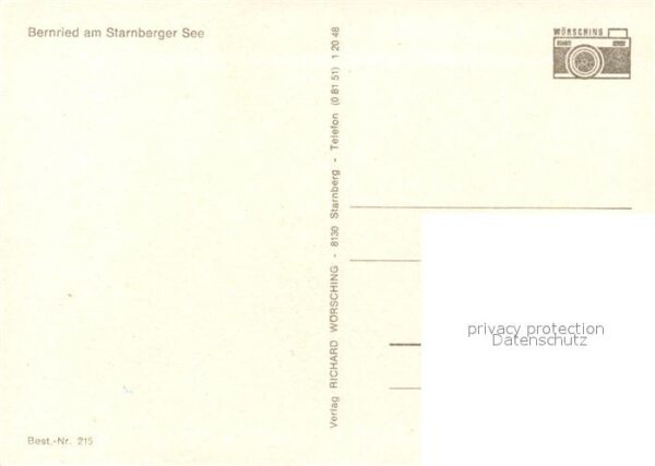 Bernried Starnberger See Fliegeraufnahme Faehrschiff Sankt Martinskirche – Bild 2