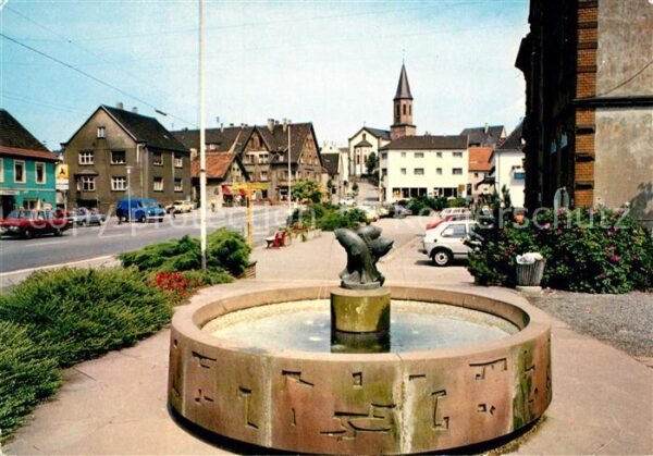 Wiebelskirchen Brunnen Kirche
