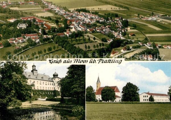 Moos Niederbayern Fliegeraufnahme Kirche