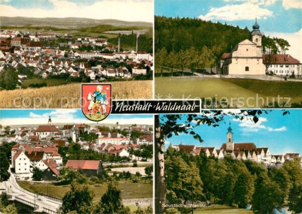 Neustadt Waldnaab Kirche Panorama Bruecke