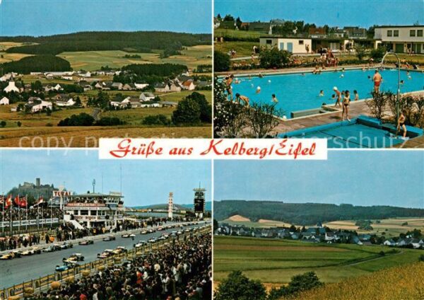 Kelberg Nuerburgring Schwimmbad Panorama