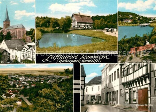 Kommern Mechernich Kirche Freilichtmuseum See Koelner Strasse Panorama