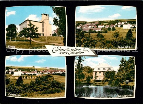 Ottweiler Calmesweiler Kirche Schloss Panorama