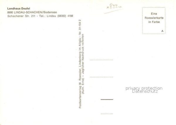 Schachen Lindau Landhaus Deufel – Bild 2