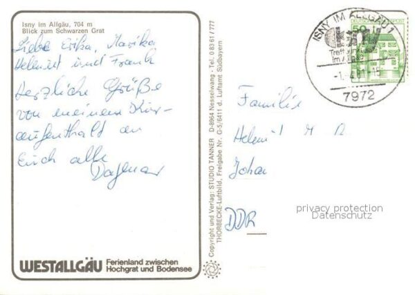 Isny Allgaeu Fliegeraufnahme Schwarzen Grat – Bild 2