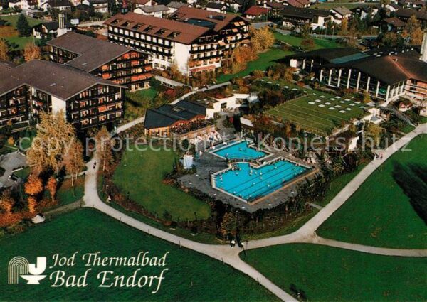 Bad Endorf Fliegeraufnahme Jod Thermalbad