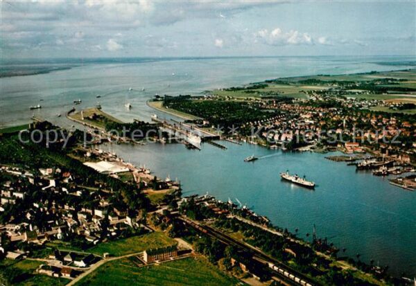 Brunsbuettelkoog Fliegeraufnahme Nord-Ostsee-Kanal Elbe