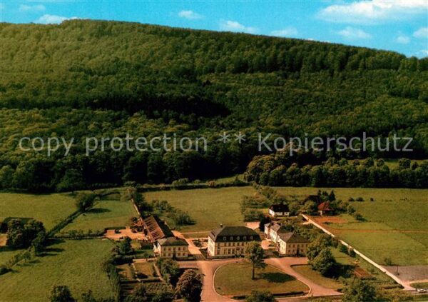 Springe Deister Fliegeraufnahme Jagdschloss Jaeerlehrhof