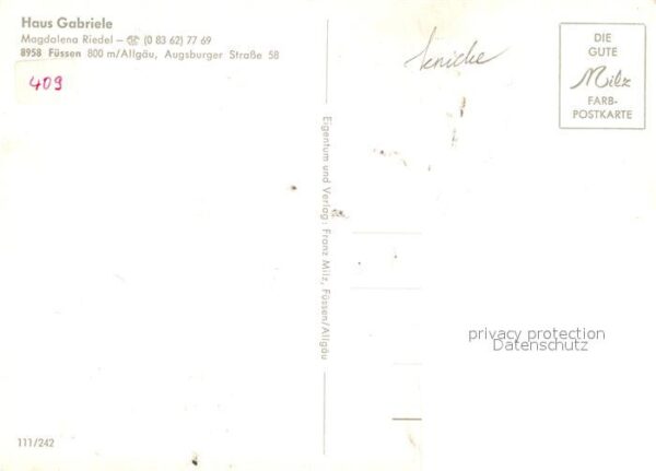Fuessen Allgaeu Haus Gabriele – Bild 2