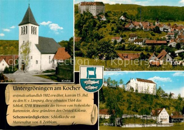Untergroeningen Kirche Schloss