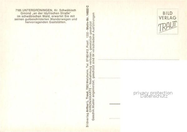 Untergroeningen Kirche Schloss – Bild 2