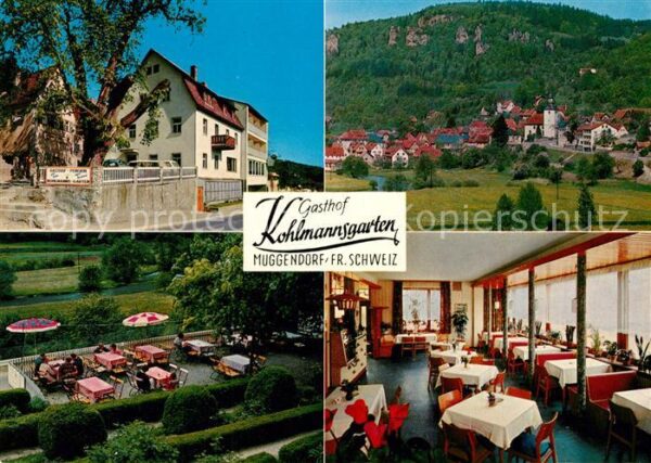 Muggendorf Fraenkische Schweiz Gasthof Kohlmannsgarten