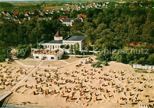 Timmendorfer Strand Fliegeraufnahme Strandhalle
