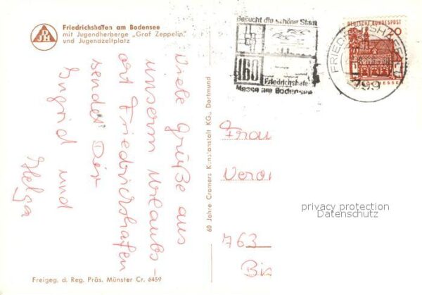 Friedrichshafen Bodensee Fliegeraufnahme Jugendherberge Graf Zeppelin – Bild 2