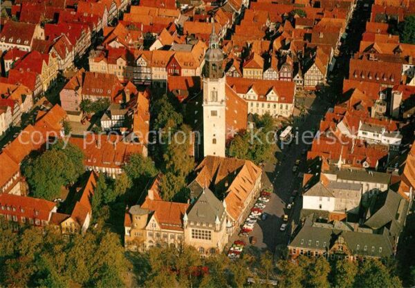 Celle Niedersachsen Fliegeraufnahme Stadtkirche