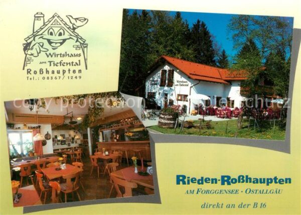 Rosshaupten Forggensee Wirtshaus Tiefental