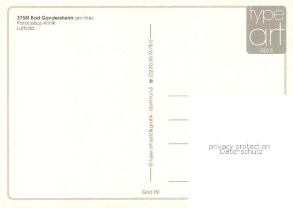 Bad Gandersheim Fliegeraufnahme Paracelsus-Klinik – Bild 2