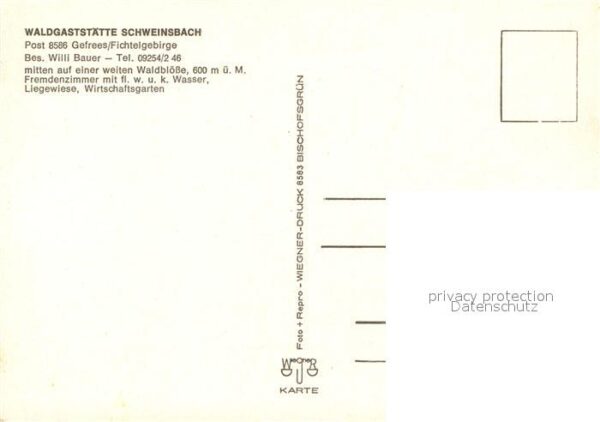 Gefrees Waldgaststaette Schwiensbach – Bild 2