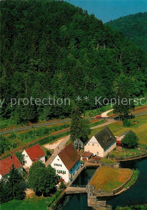 Goessweinstein Fliegeraufnahme Gasthaus Sachsenmuehle