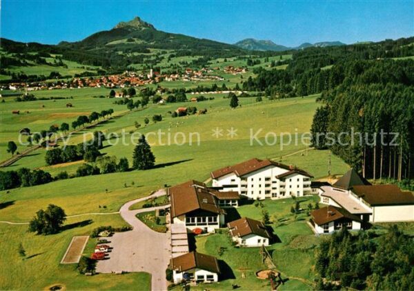 Wertach Fliegeraufnahme Familienferienstaettte
