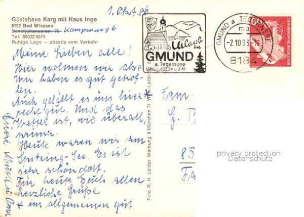 Bad Wiessee Gaestehaus Karg Haus Inge – Bild 2