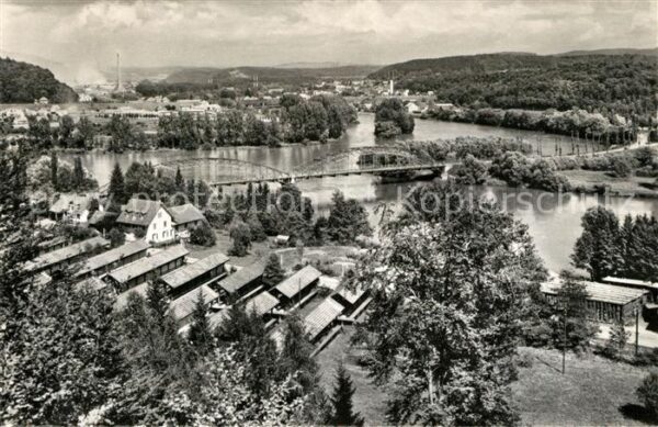 Koblenz Rhein Zusammenfluss Rhein Aare
