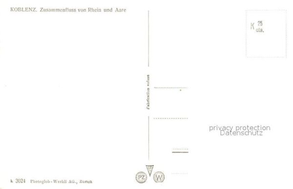 Koblenz Rhein Zusammenfluss Rhein Aare – Bild 2