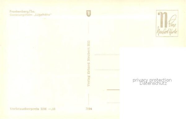 Frankenberg Sachsen Genesungsheim Luetzelhoehe – Bild 2