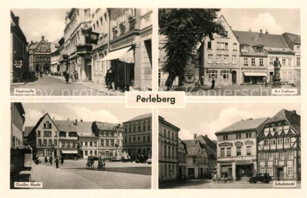 Perleberg Rathaus Schuhmarkt Grosser Markt Poststrasse