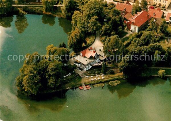 Herzberg Harz Fliegeraufnahme Hotel Seeschloesschen