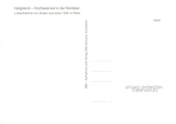 Helgoland Fliegeraufnahme – Bild 2