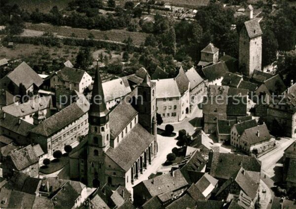 Muennerstadt Fliegeraufnahme Pfarrkirche Deutscherrn-Kommende