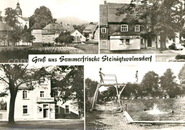 Steinigtwolmsdorf Gaststaette Antifa Waldhaus Schwimmbad
