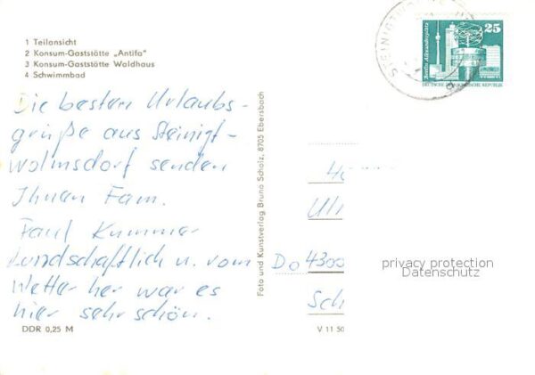 Steinigtwolmsdorf Gaststaette Antifa Waldhaus Schwimmbad – Bild 2