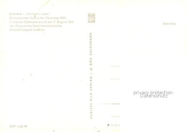 Eisenach Thueringen Goldener Loewe – Bild 2